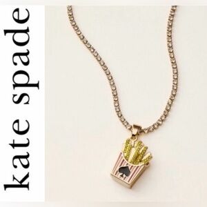NIB - KATE SPADE X Target 2025 LIMITED EDITION Collab - Gold French Fry Necklace